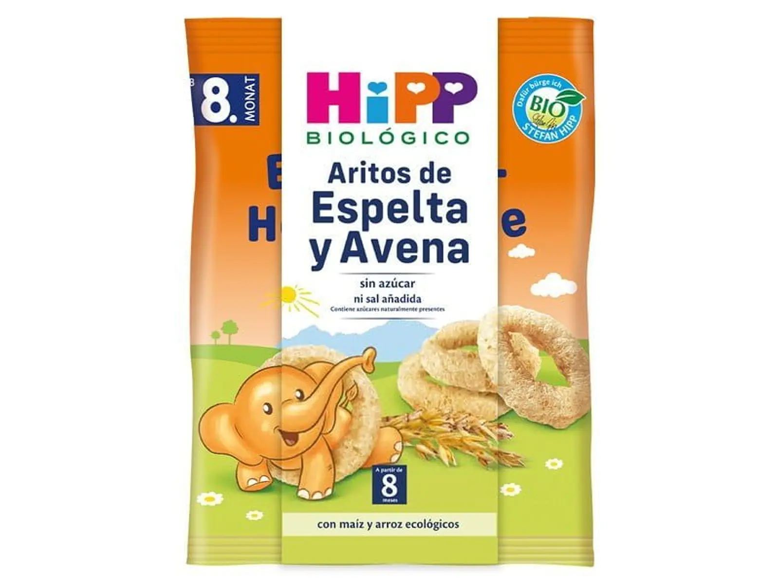 Argolas de Espelta e Aveia Bio 30 G Hipp 1