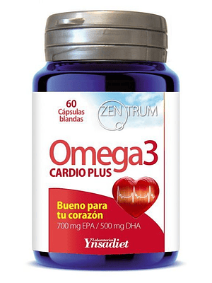 Omega 3 Cardio Plus 60 Cápsulas Ynsadiet