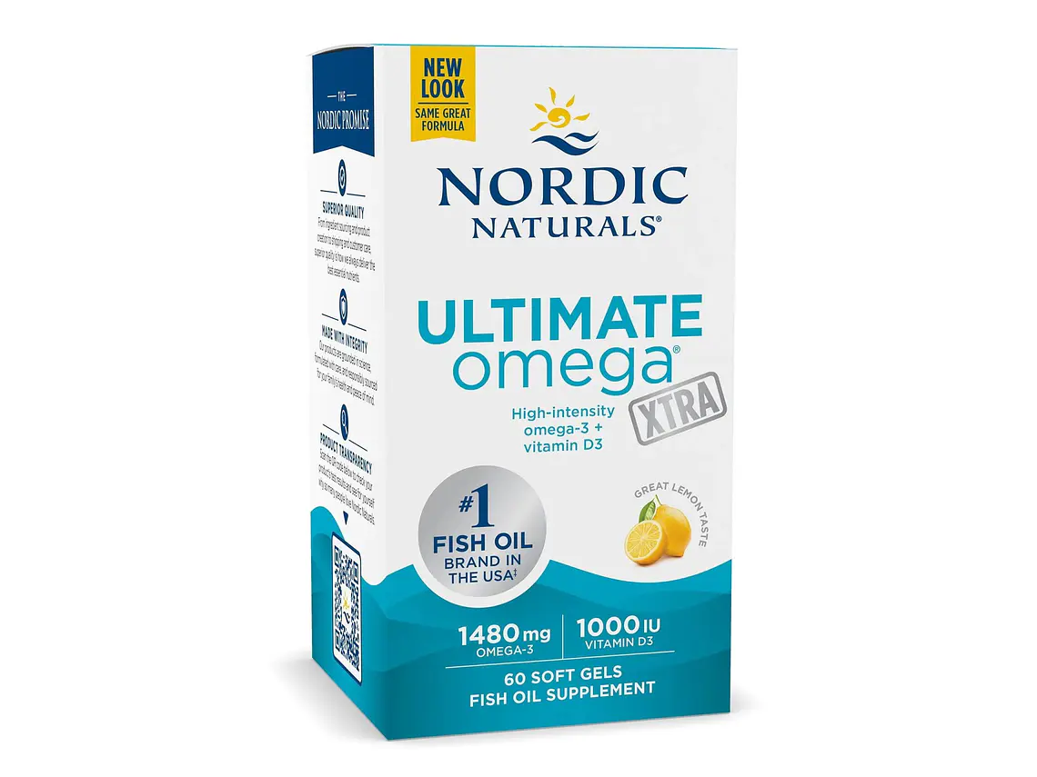 Ultimate Omega Xtra 60 Softgels Nordic Naturals 1