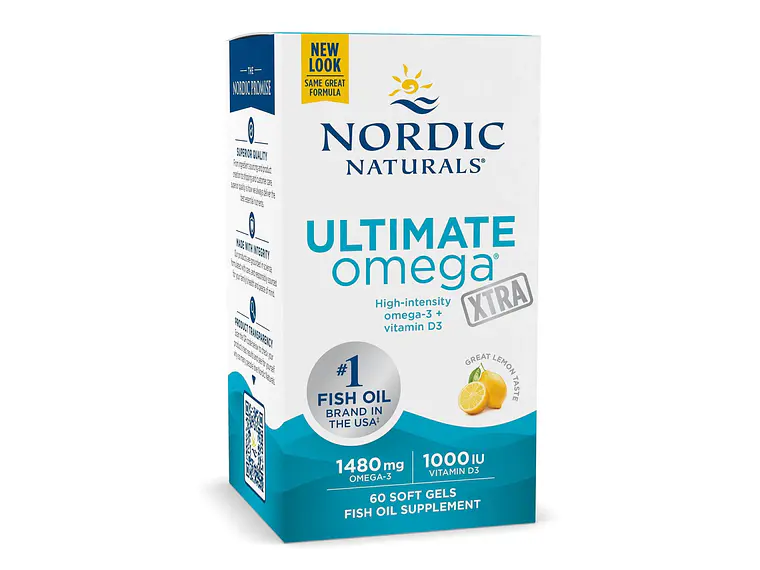 Ultimate Omega Xtra 60 Softgels Nordic Naturals 1