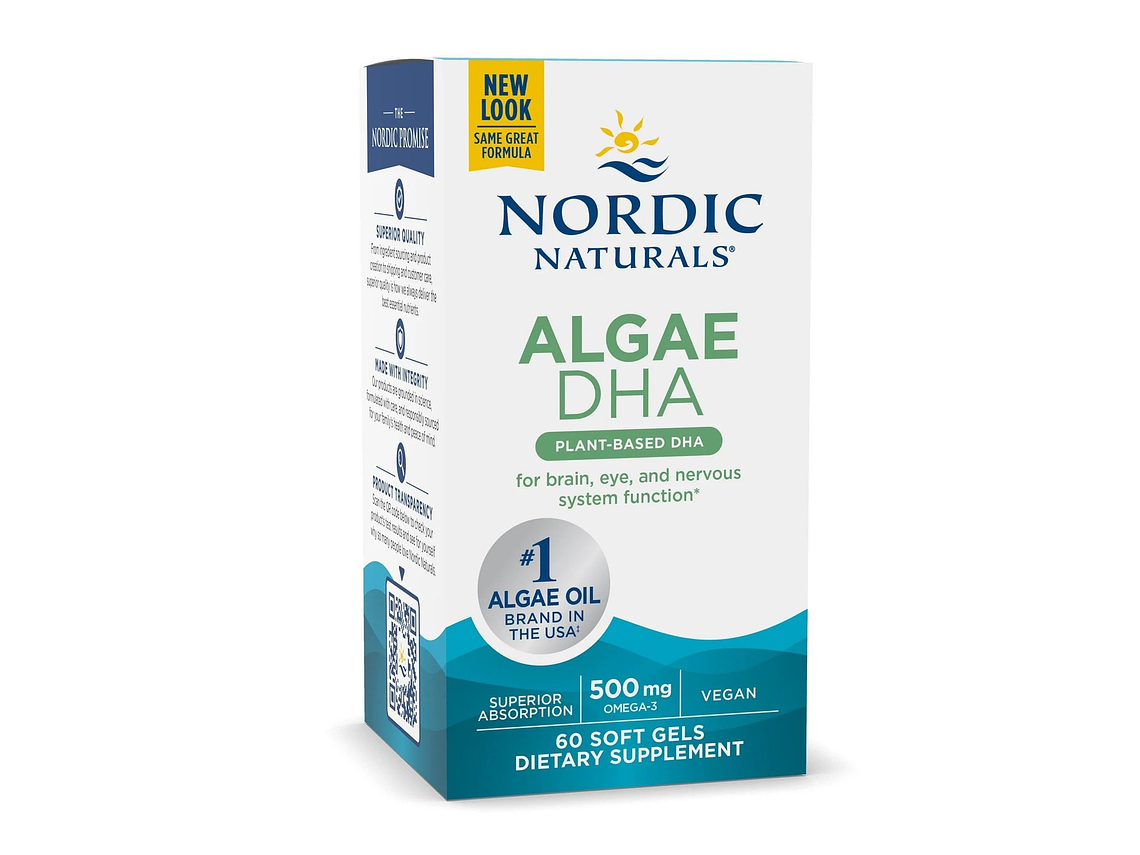 Algae DHA 60 Softgels Nordic Naturals 1
