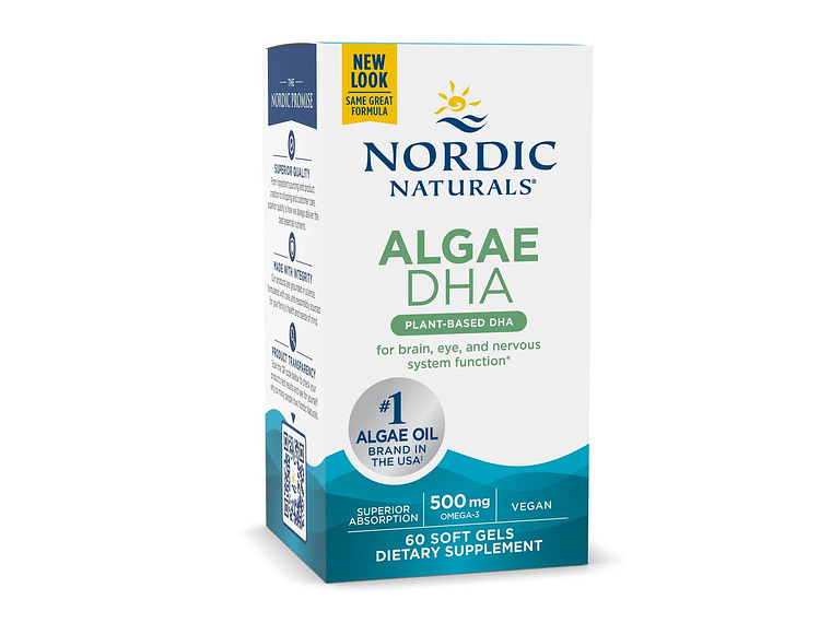 Algae DHA 60 Softgels Nordic Naturals 1