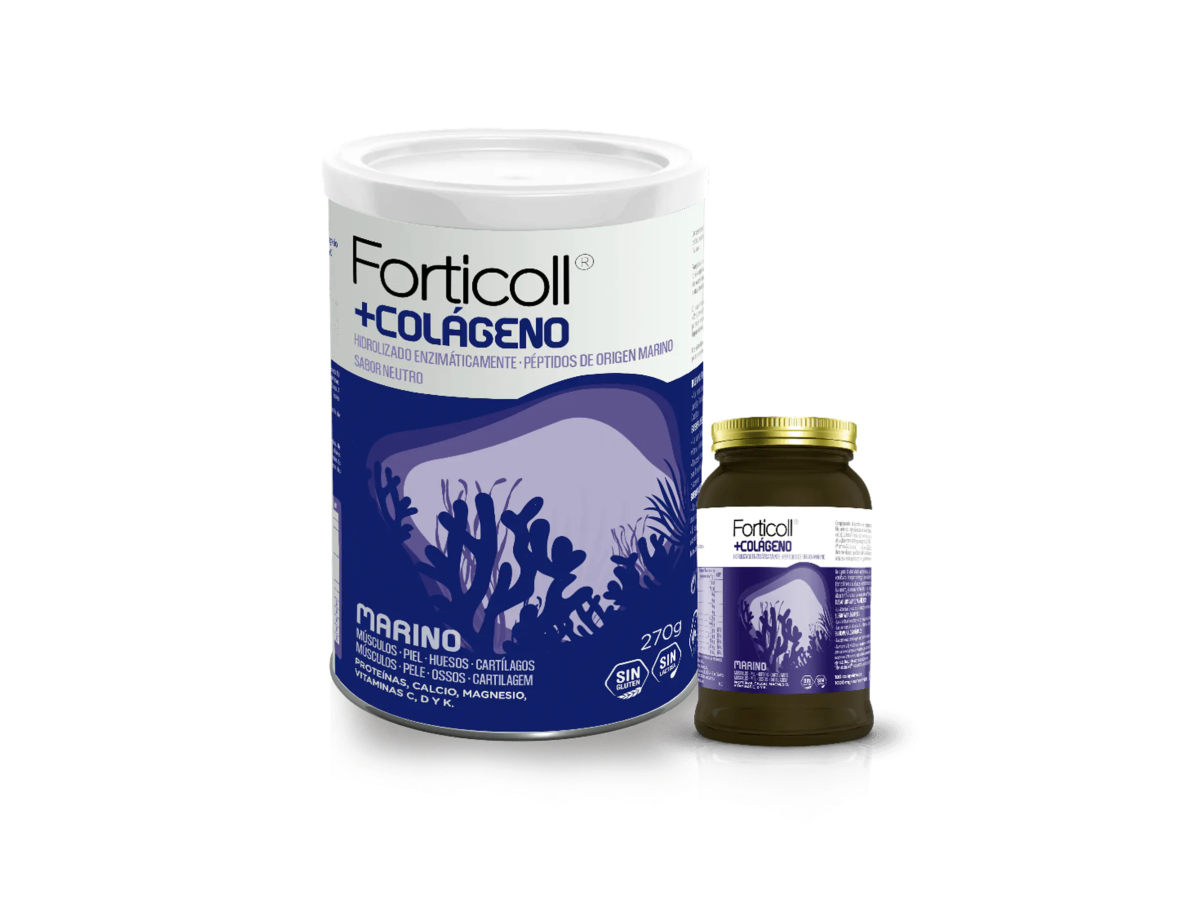 Forticoll Marinho Pó 270 Grs. Almond Laboratorios 1