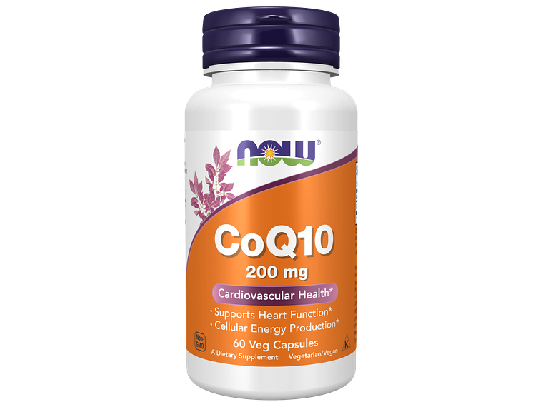 CoQ10 200 Mg 60 Cápsulas Now 1