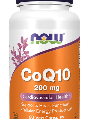 CoQ10 200 Mg 60 Cápsulas Now