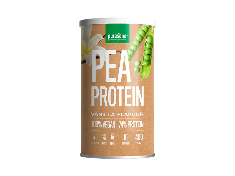 Proteína Ervilha-Baunilha Vegan 400g Purasana 1