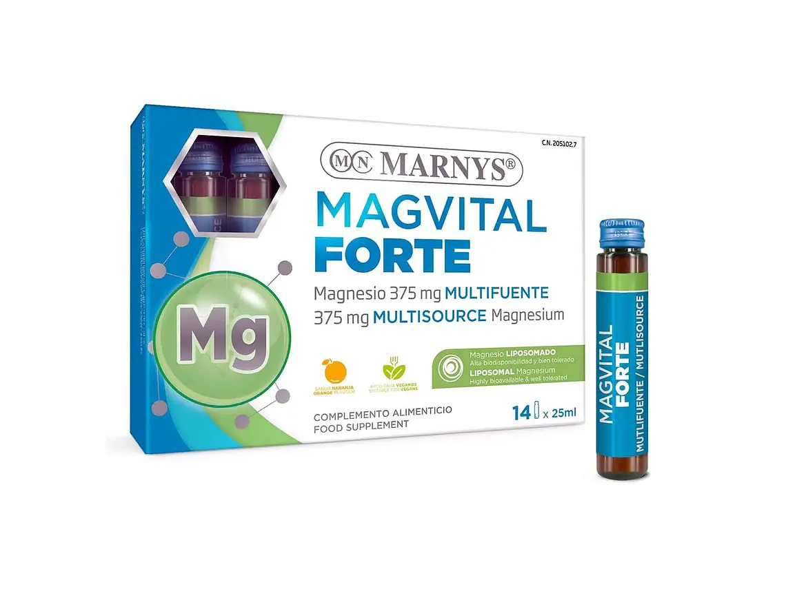 Magvital Forte Lipossomal 14 Frascos Marnys 1