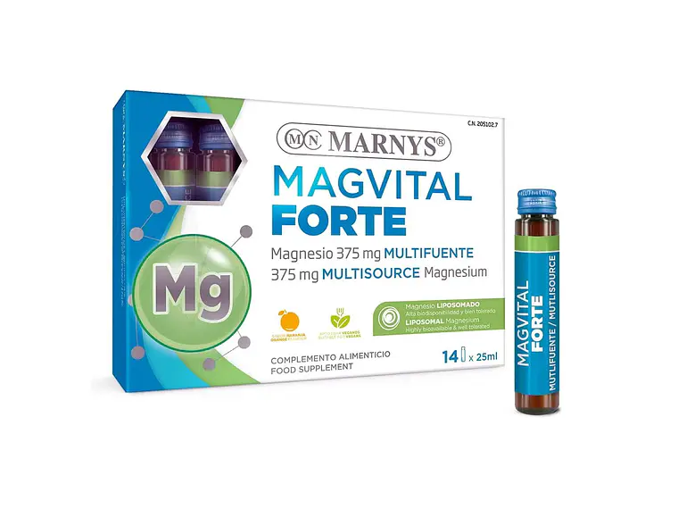 Magvital Forte Lipossomal 14 Frascos Marnys 1