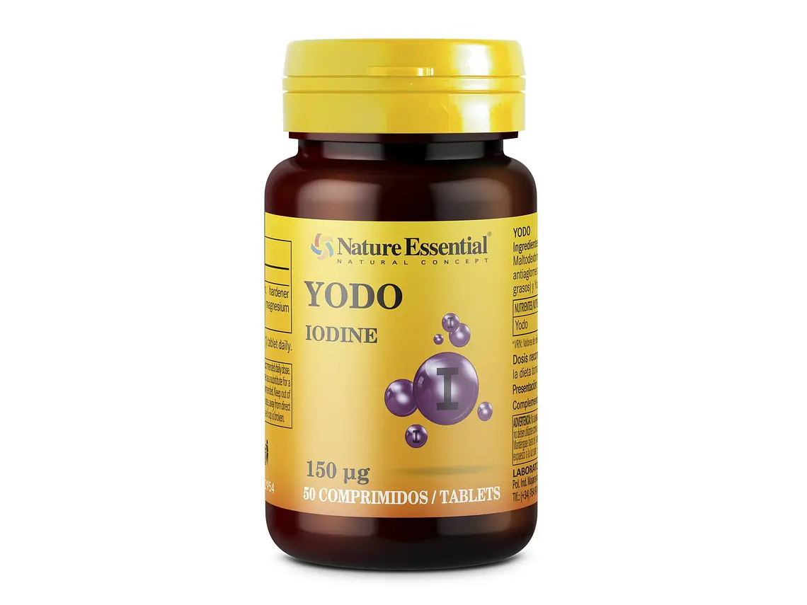 Yodo 150 mcg 50 Comprimidos Nature Essential 1