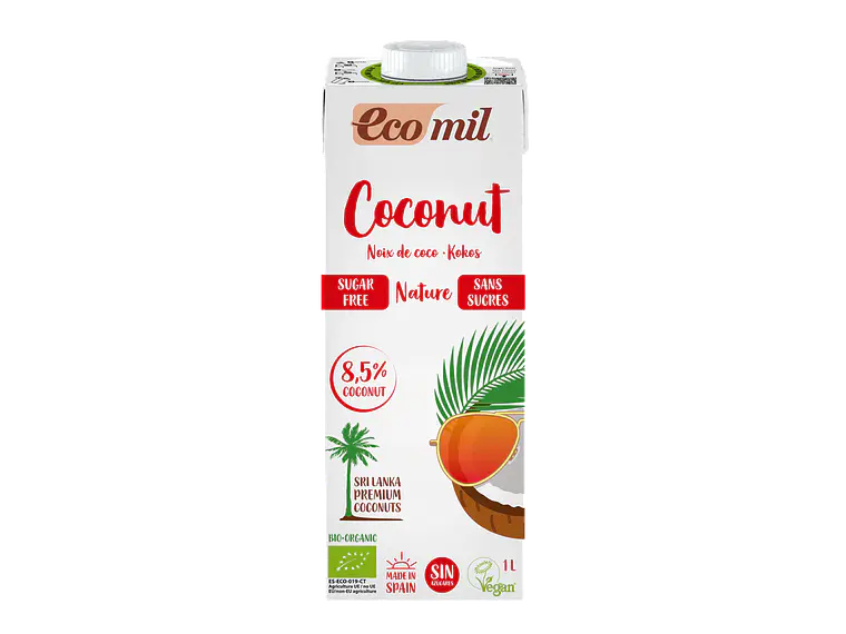 Bebida De Coco Nature Bio 1 Lt Ecomil 1