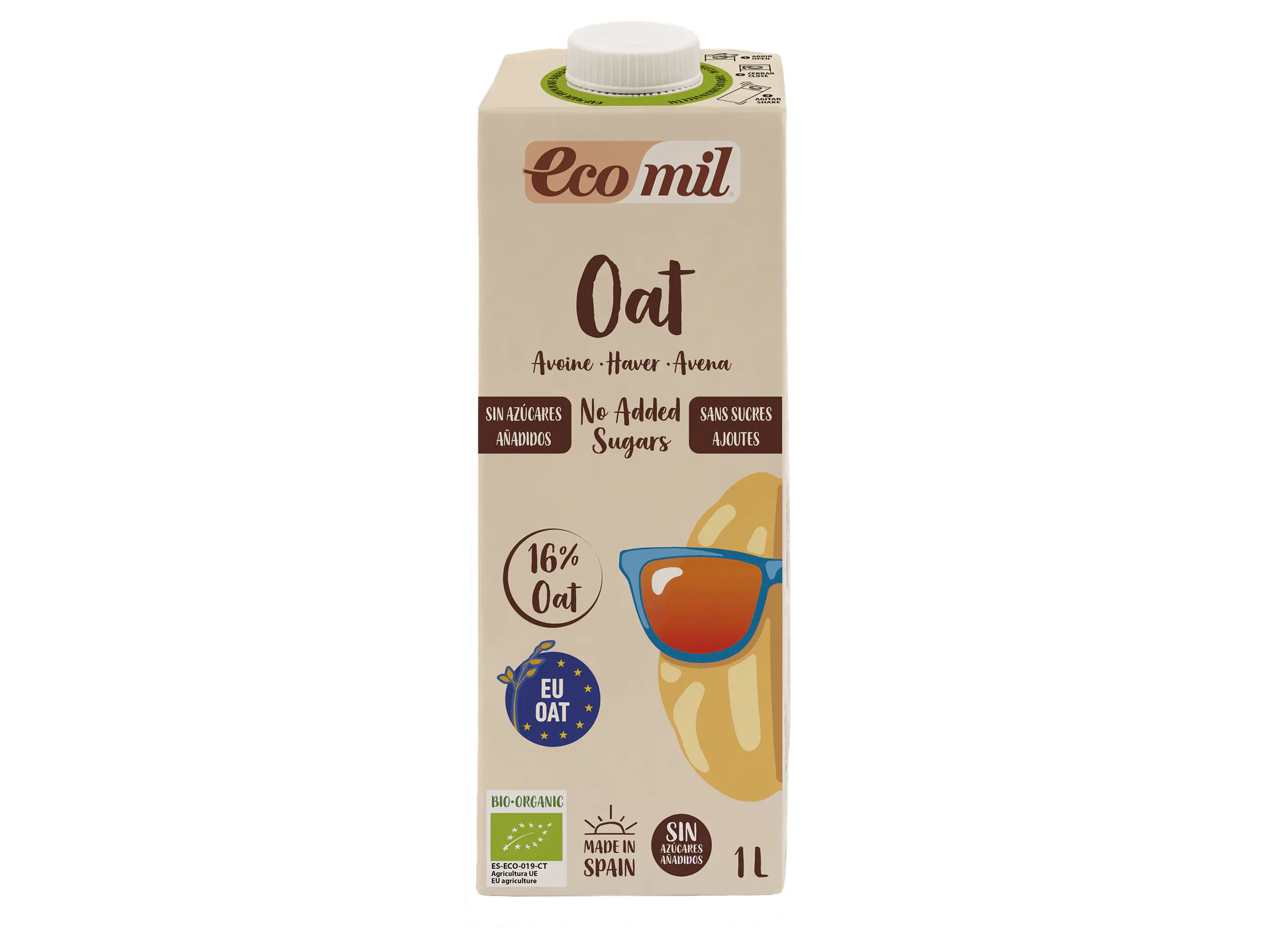 Bebida De Aveia 1 Lt Ecomil 1