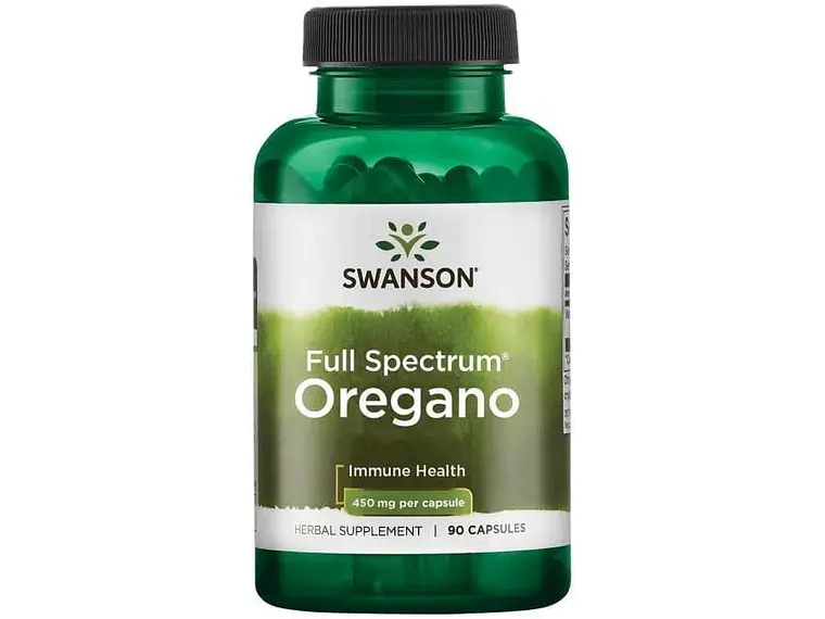 Full Spectrum Oregano 450 mg 90 Cápsulas Swanson 1