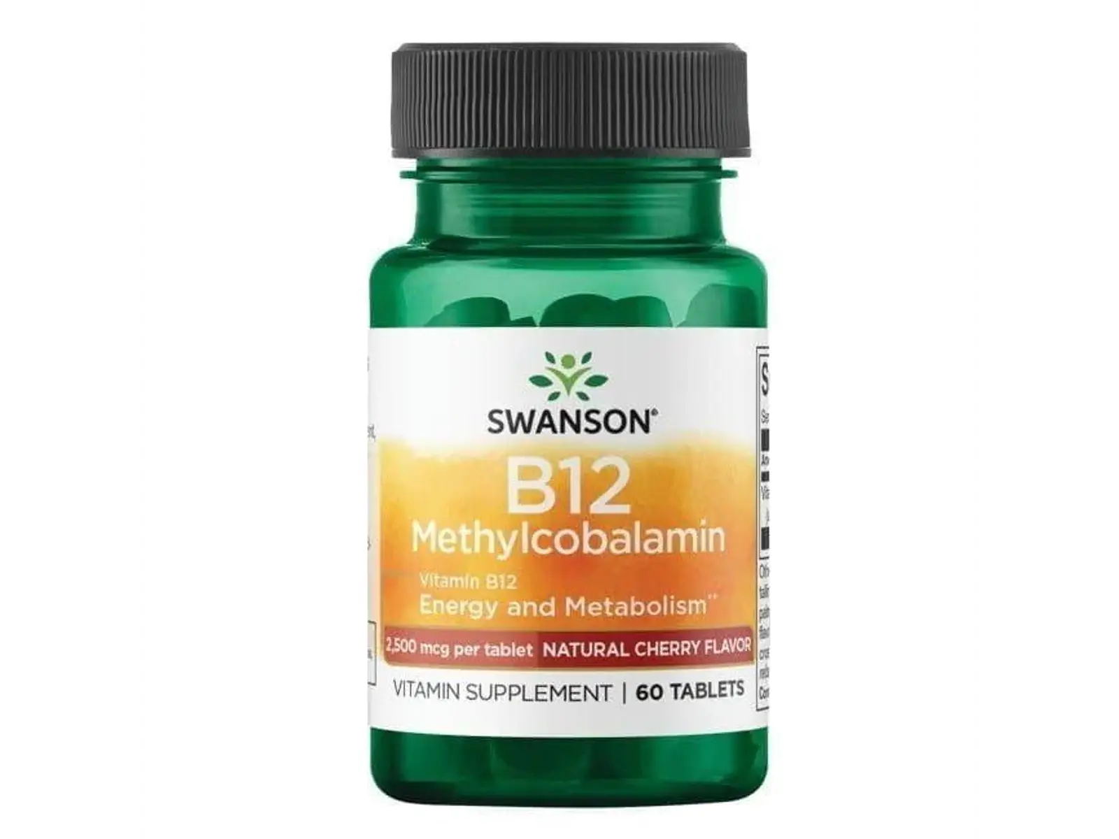 Vitamin B12 Methylcobalamin 2500 Mcg 60 Comprimidos Swanson 1