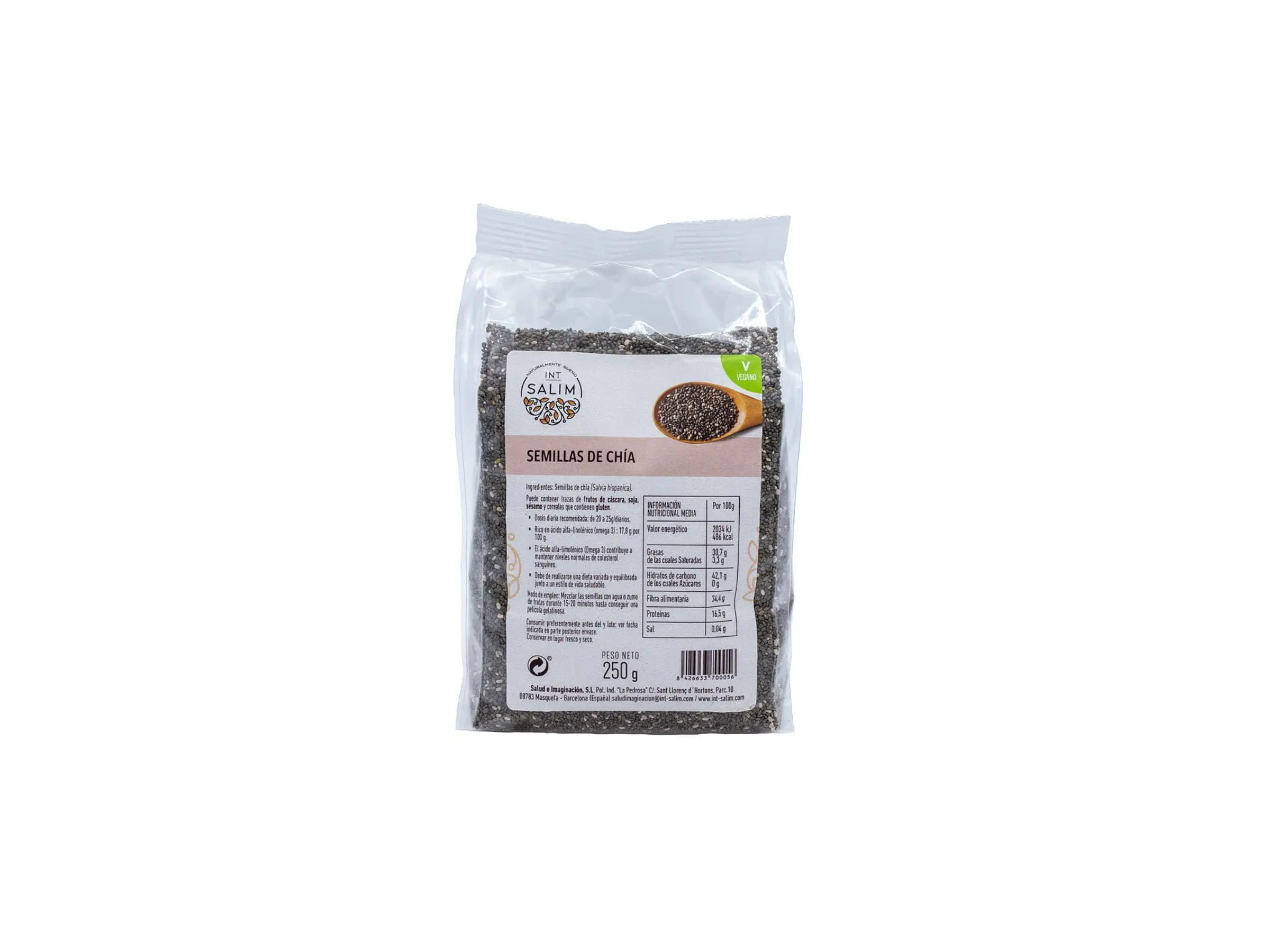 Sementes de Chia 250G Int-Salim 1
