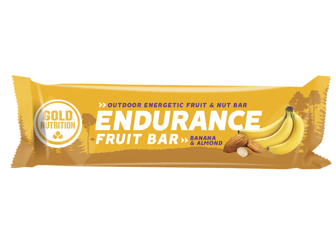 Endurance Fruit Bar Banana e Amêndoa 40g Gold Nutrition 1
