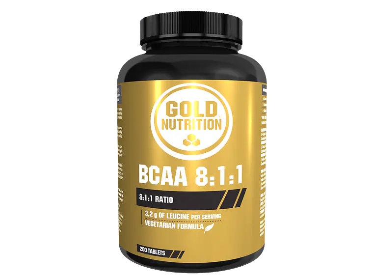 Bcaa 8:1:1 200 Comprimidos Gold Nutrition 1