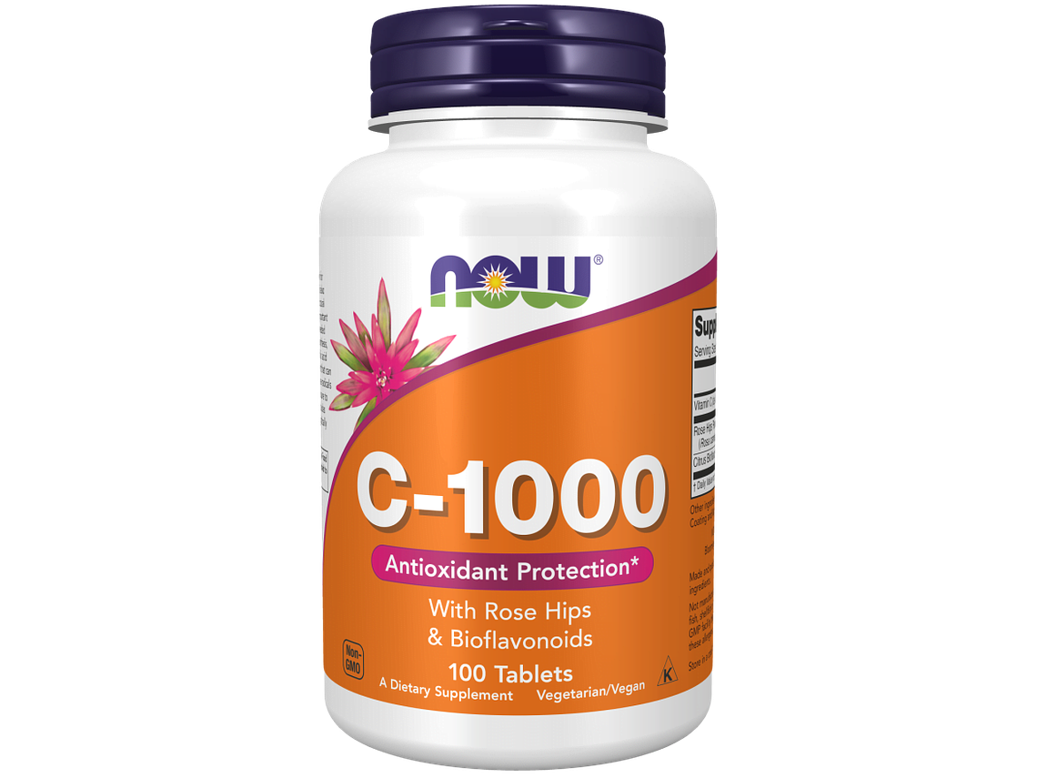 Vitamin C-1000 100 Comprimidos Now 1