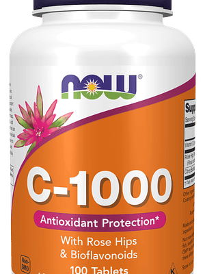 Vitamin C-1000 100 Comprimidos Now