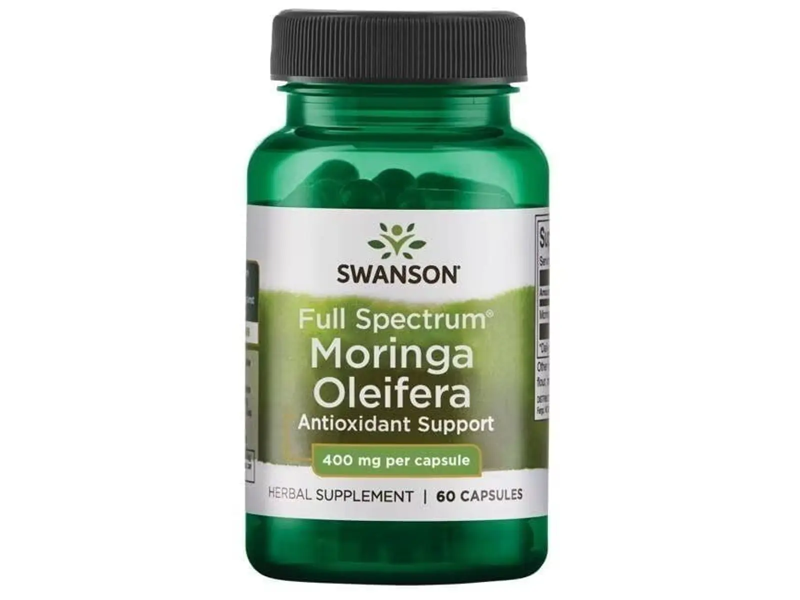 Full Spectrum Moringa Oleifera 400 Mg 60 Cápsulas  Swanson 1