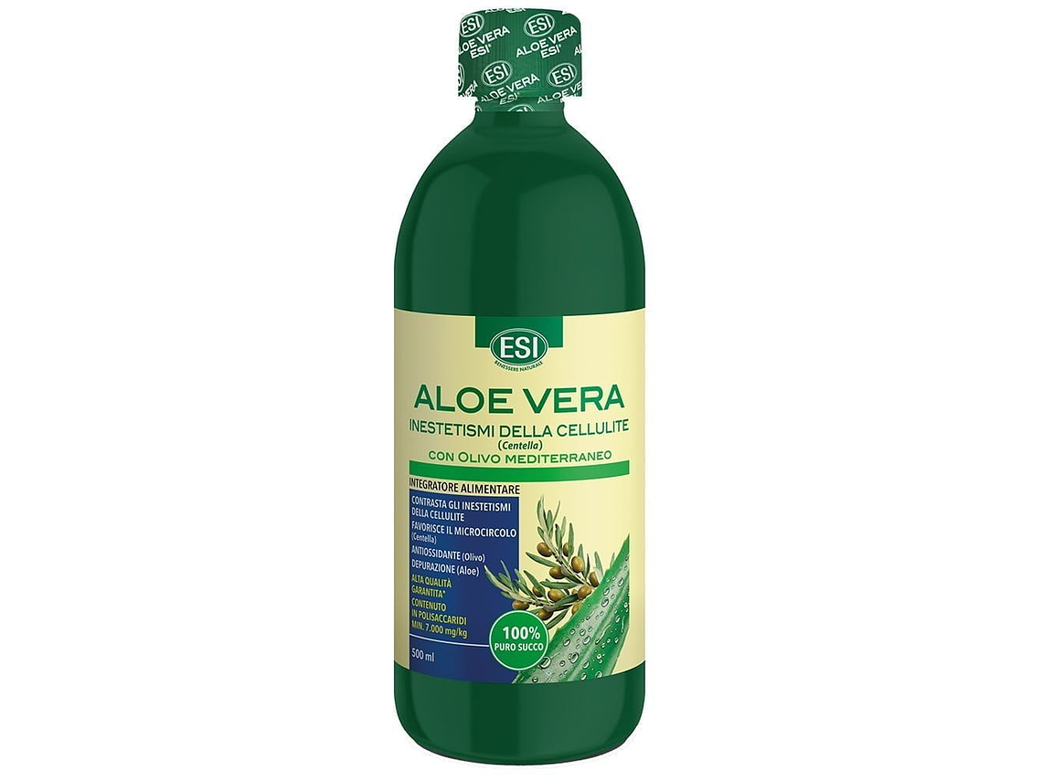 Aloé Vera Juice (Celulite) c/ Oliveira+ Centelha asiática 500 Ml ESI 1