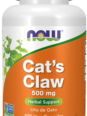 Cat's Claw 500 mg 100 Cápsulas Vegetais Now