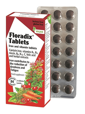 Floradix 84 Comprimidos Salus Haus