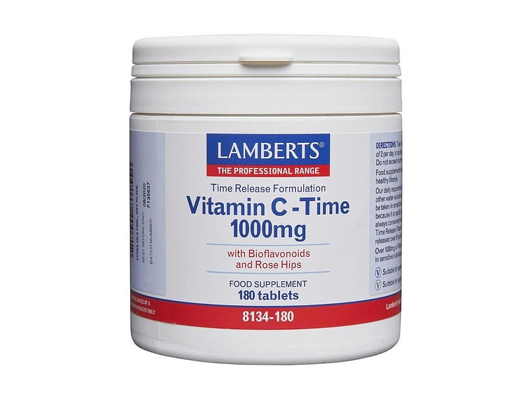 Vitamina C C/ Bioflavonoides 1000 Mg. (Libertação Prolongada) Lamberts 1