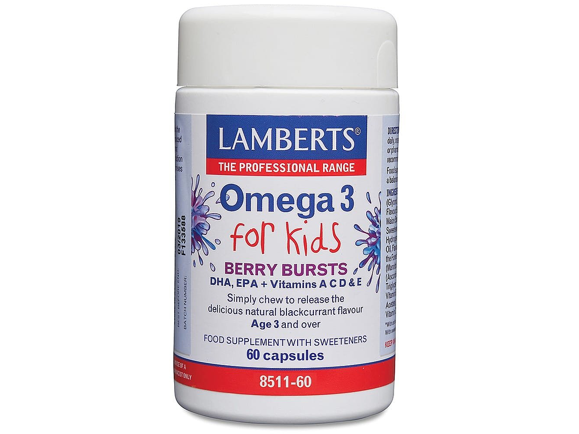Omega 3 for Kids 60 Cápsulas Lamberts 1