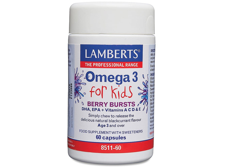 Omega 3 for Kids 60 Cápsulas Lamberts 1
