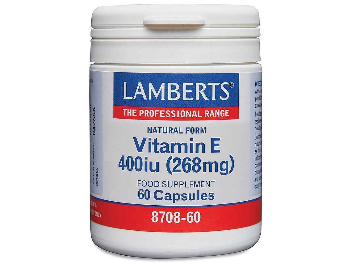 Vitamina E-Natural 400 U.I. Lamberts 1