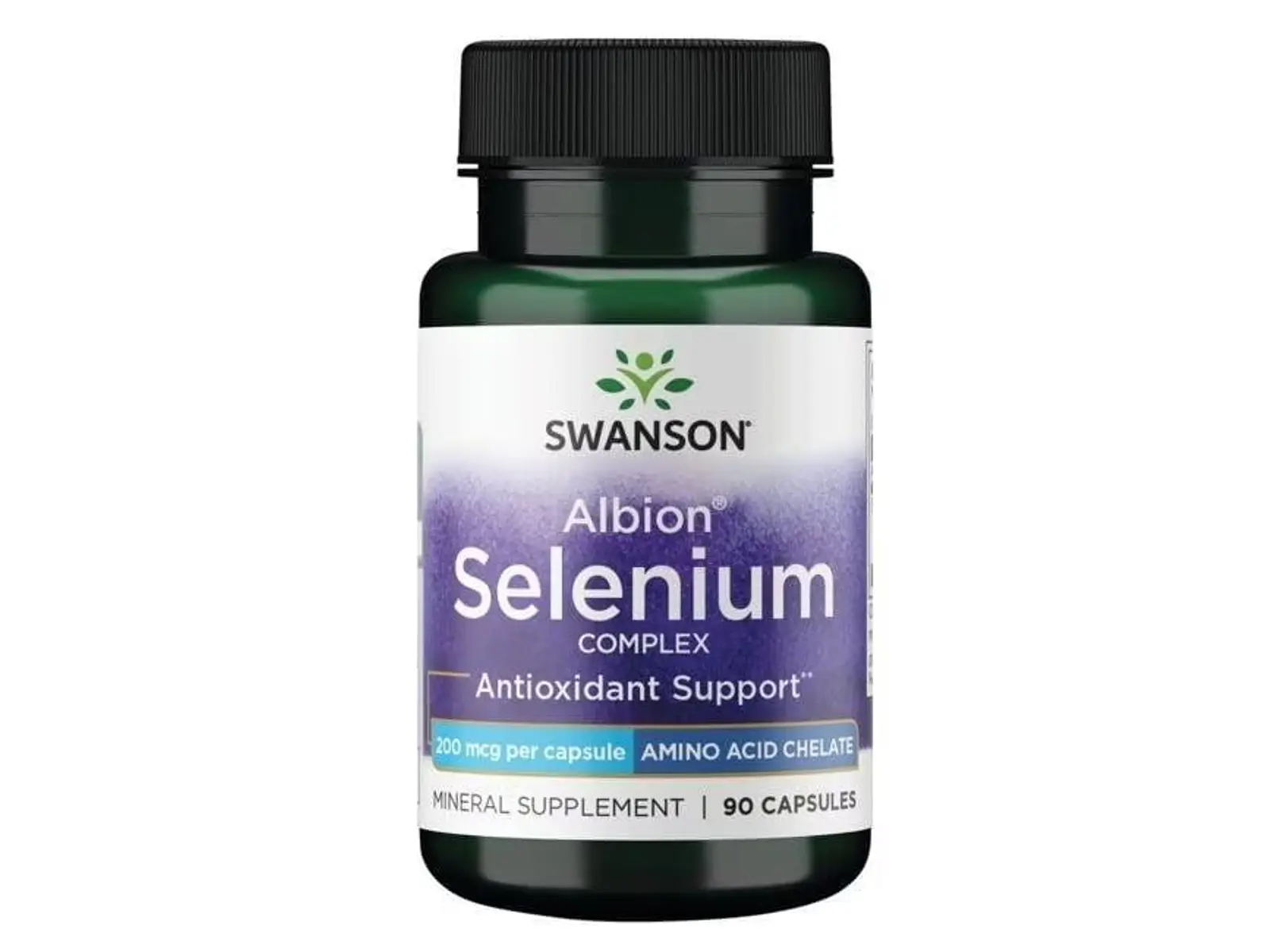 Albion Selenium Complex 200 Mcg 90 Cápsulas  Swanson 1