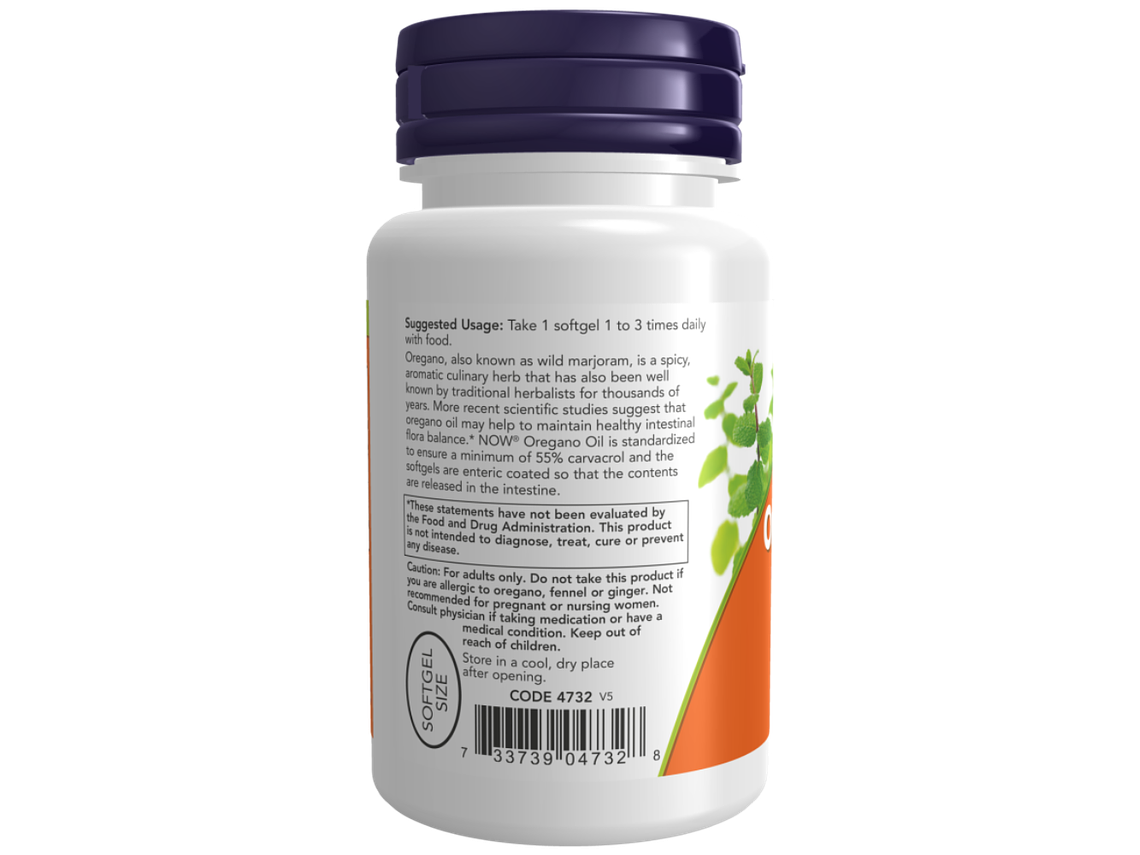 Oregano Oil 90 Softgels Now 3