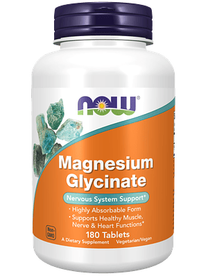 Magnesium Glycinate 180 Comprimidos Now