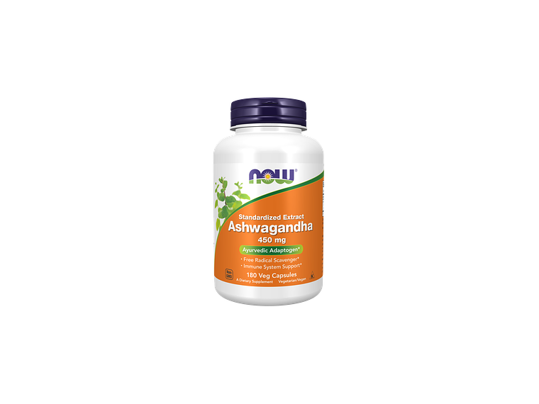 Ashwagandha 90 Cápsulas Vegetais Now 1