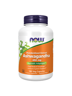 Ashwagandha 90 Cápsulas Vegetais Now
