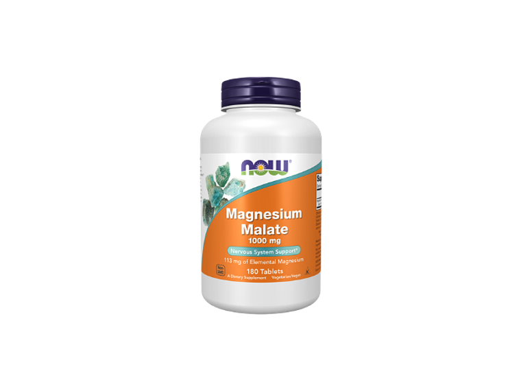 Magnesium Malate (1000 Mg) 180 Comprimidos Now 1