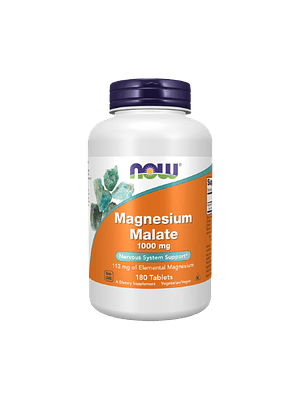 Magnesium Malate (1000 Mg) 180 Comprimidos Now