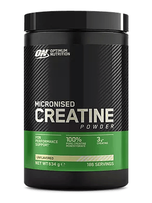 Creatina Unflavoured 187 GR,  317 gr ou 634 gr Optimum Nutrition