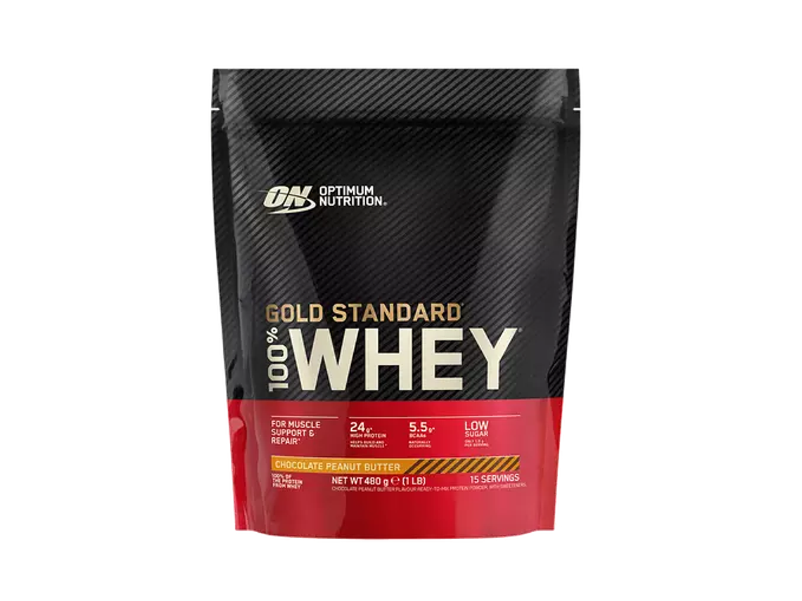 100% Whey Gold Standard  Chocolate e Manteiga de Amendoim Optimum Nutrition 1