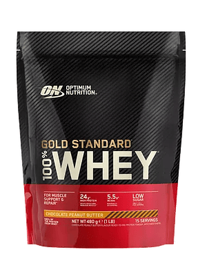 100% Whey Gold Standard  Chocolate e Manteiga de Amendoim Optimum Nutrition