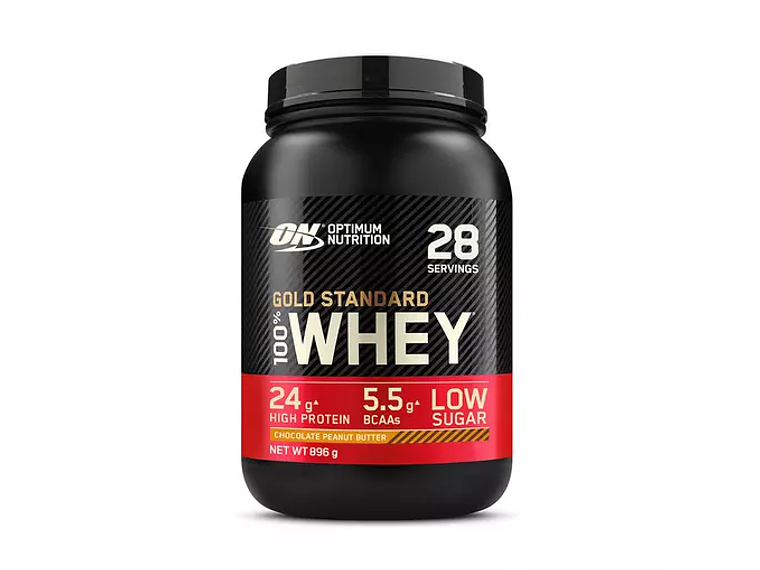100% Whey Gold Standard  Chocolate e Manteiga de Amendoim Optimum Nutrition 2