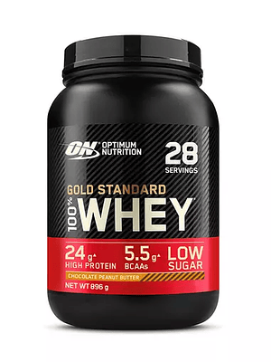100% Whey Gold Standard  Chocolate e Manteiga de Amendoim Optimum Nutrition