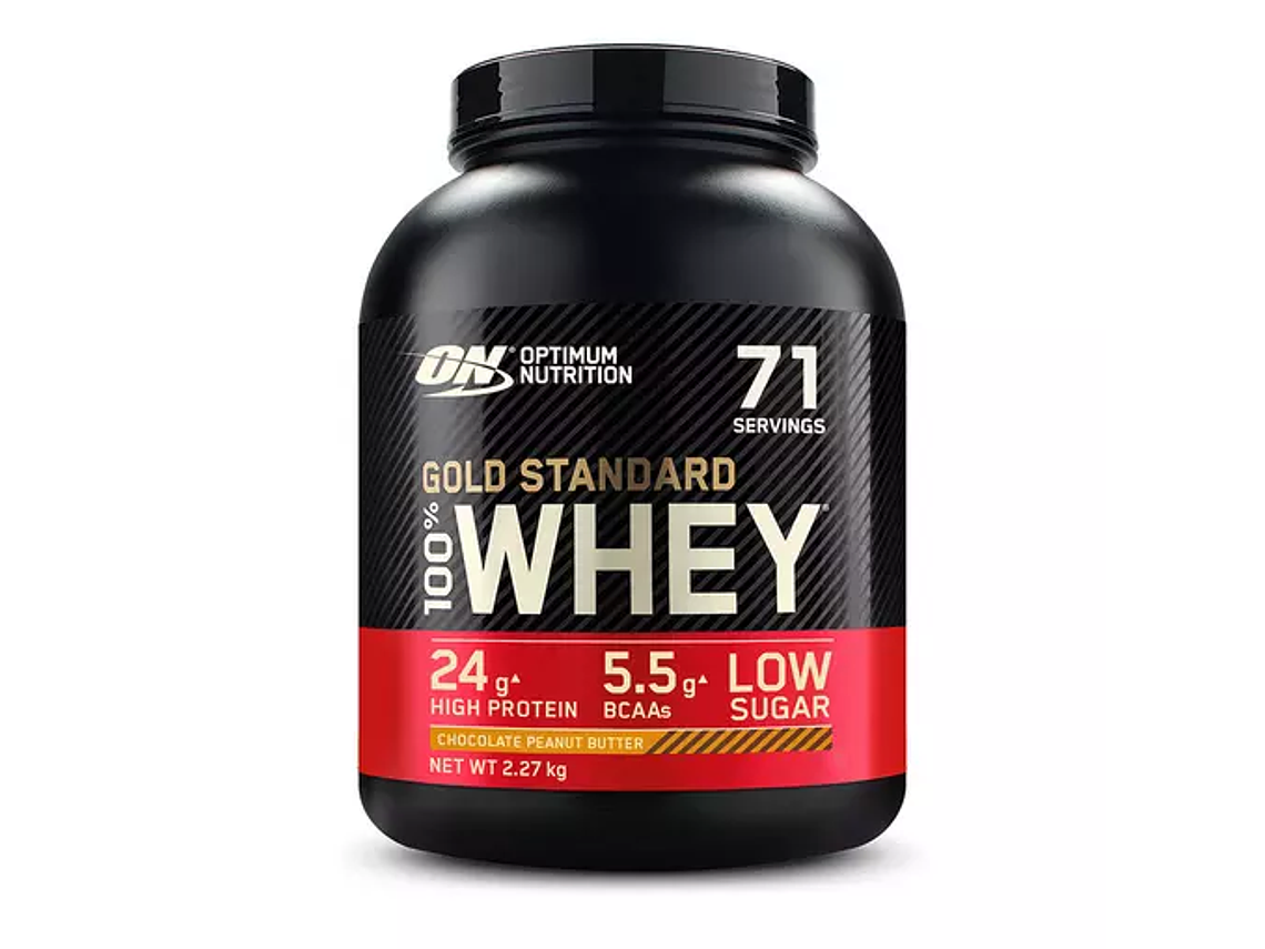 100% Whey Gold Standard  Chocolate e Manteiga de Amendoim Optimum Nutrition 3