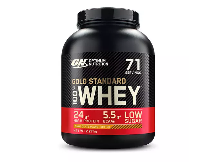 100% Whey Gold Standard  Chocolate e Manteiga de Amendoim Optimum Nutrition 3