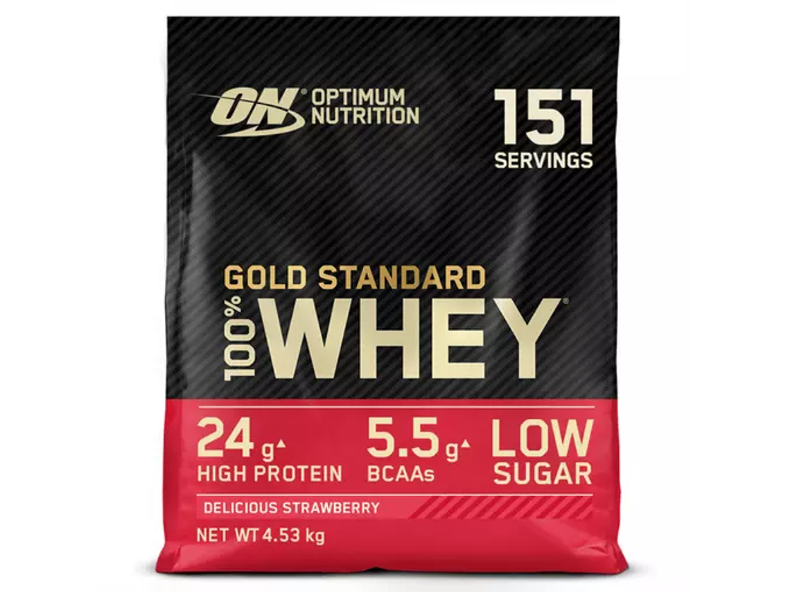 100% Whey Gold Standard  Morango Optimum Nutrition  5