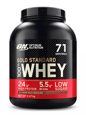 100% Whey Gold Standard Leite com Chocolate Optimum Nutrition 