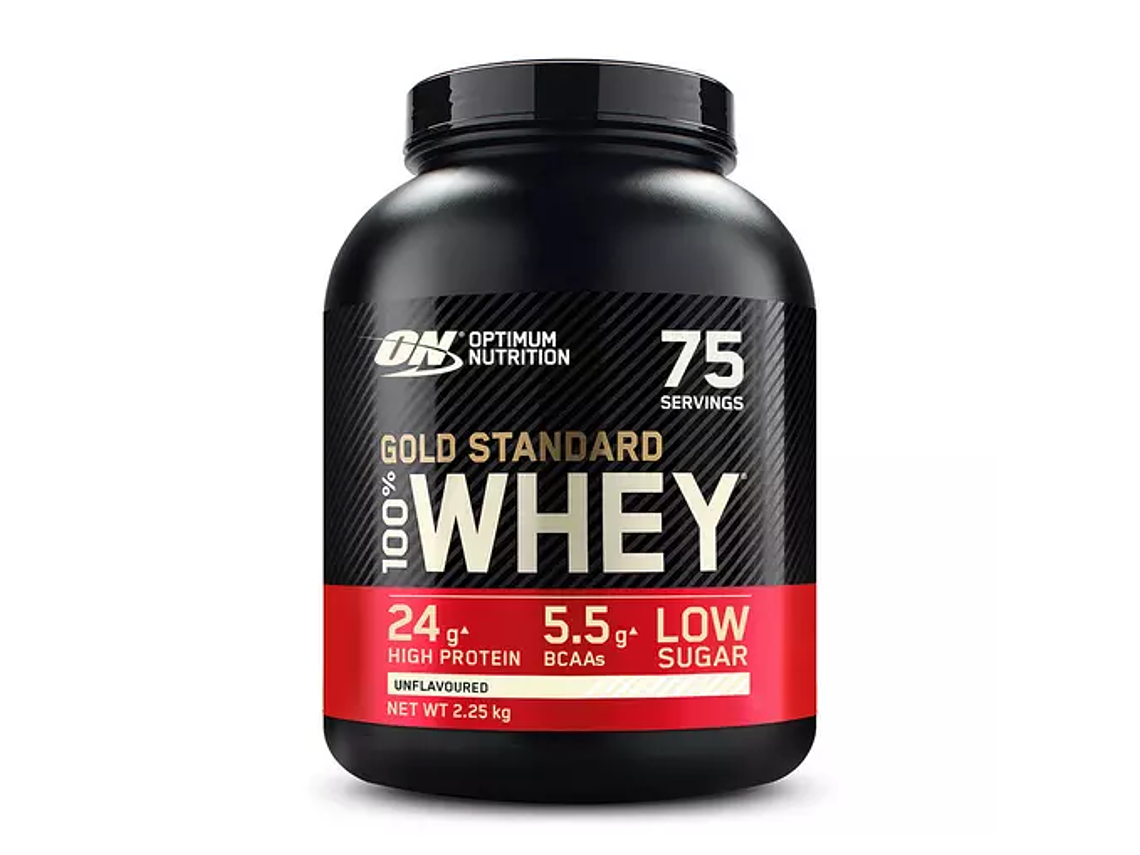 100% Whey Gold Standard  Sem Sabor Optimum Nutrition 2