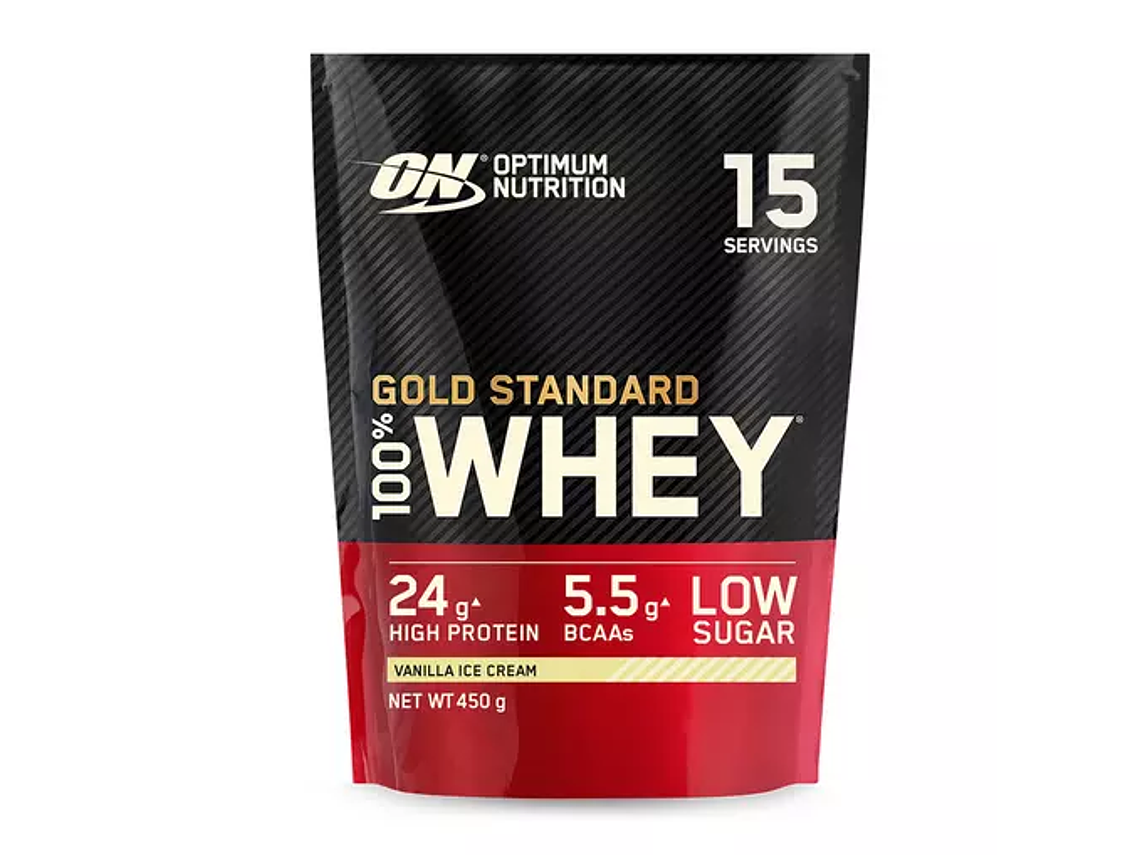 100% Whey Gold Standard  Gelado de Baunilha Optimum Nutrition 2