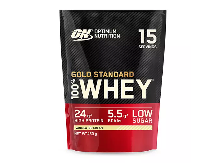100% Whey Gold Standard  Gelado de Baunilha Optimum Nutrition 2