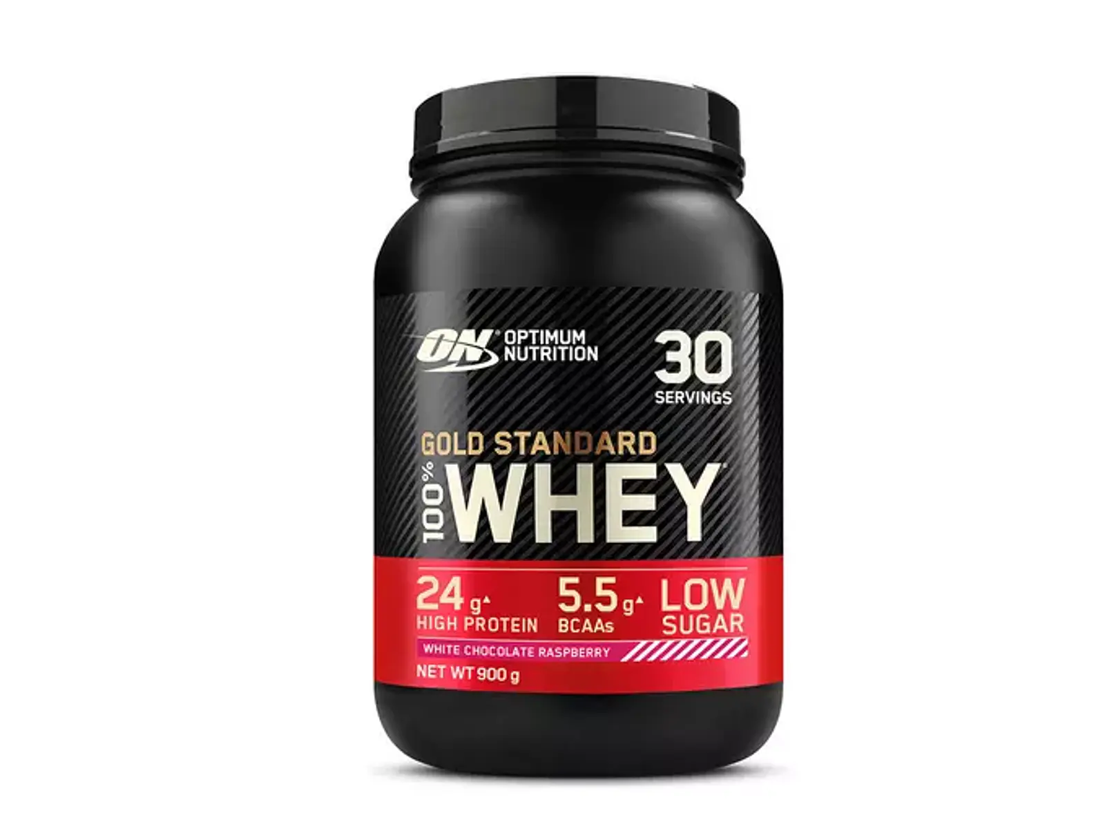 100% Whey Gold Standard  Chocolate Branco e Framboesa Optimum Nutrition  1